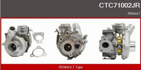 Casco CTC71002JR - Turbocompresseur, suralimentation droxauto.com