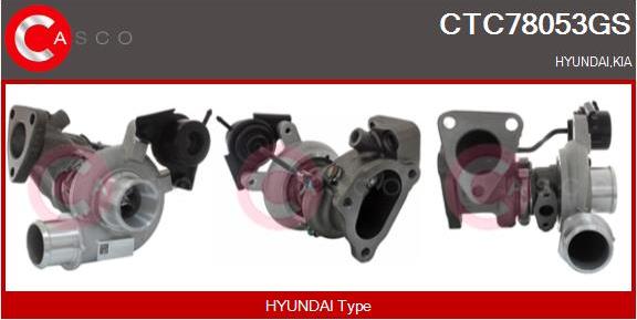 Casco CTC78053GS - Turbocompresseur, suralimentation droxauto.com