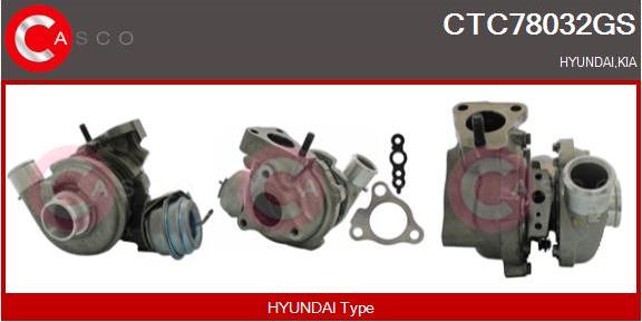 Casco CTC78032GS - Turbocompresseur, suralimentation droxauto.com