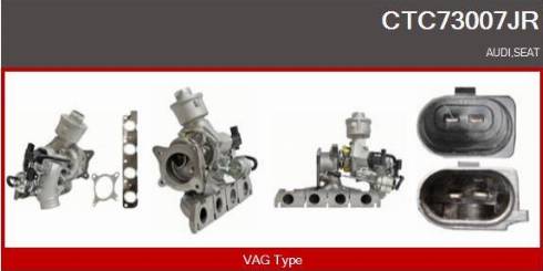 Casco CTC73007JR - Turbocompresseur, suralimentation droxauto.com