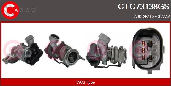 Casco CTC73138GS - Turbocompresseur, suralimentation droxauto.com