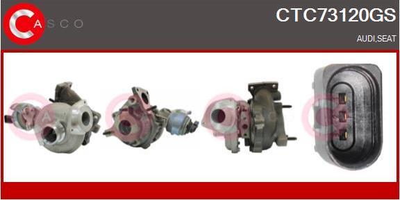 Casco CTC73120GS - Turbocompresseur, suralimentation droxauto.com