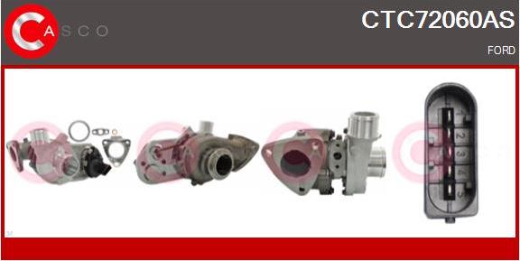 Casco CTC72060AS - Turbocompresseur, suralimentation droxauto.com