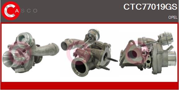 Casco CTC77019GS - Turbocompresseur, suralimentation droxauto.com