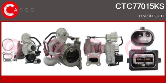 Casco CTC77015KS - Turbocompresseur, suralimentation droxauto.com