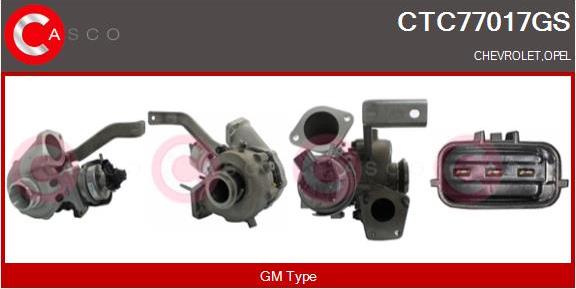 Casco CTC77017GS - Turbocompresseur, suralimentation droxauto.com