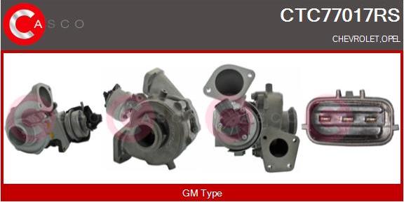 Casco CTC77017RS - Turbocompresseur, suralimentation droxauto.com