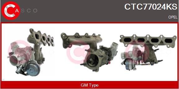 Casco CTC77024KS - Turbocompresseur, suralimentation droxauto.com