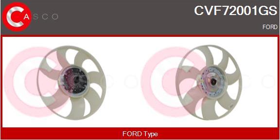 Casco CVF72001GS - Embrayage, ventilateur de radiateur droxauto.com