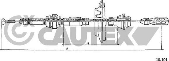 Cautex 465718 - Câble d'accélération droxauto.com