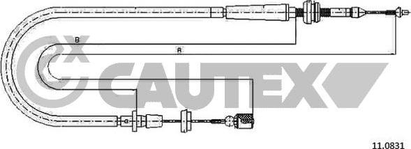 Cautex 468229 - Câble d'accélération droxauto.com