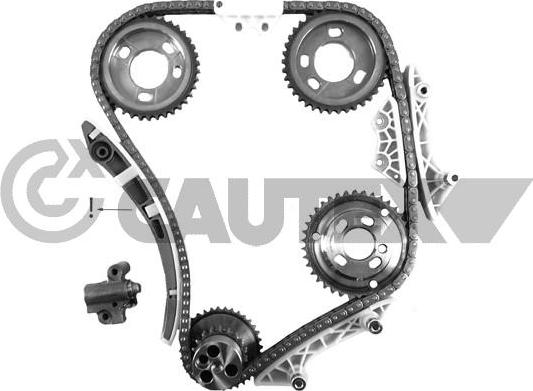 Cautex 752117 - Kit de distribution par chaîne droxauto.com