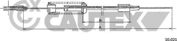Cautex 762472 - Câble d'accélération droxauto.com