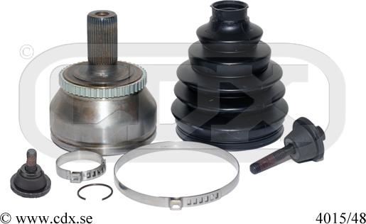 CDX 4015/48 - Jeu de joints, arbre de transmission droxauto.com