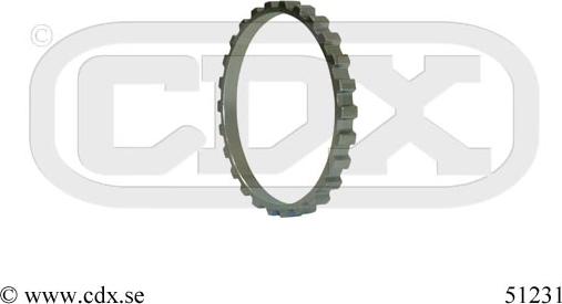 CDX 51231 - Anneau de palpeur, ABS droxauto.com