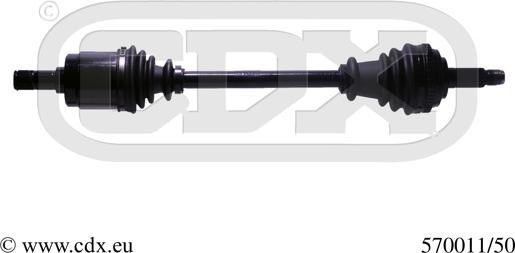 CDX 570011/50 - Arbre de transmission droxauto.com