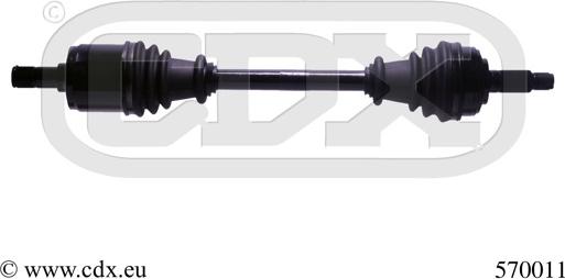 CDX 570011 - Arbre de transmission droxauto.com