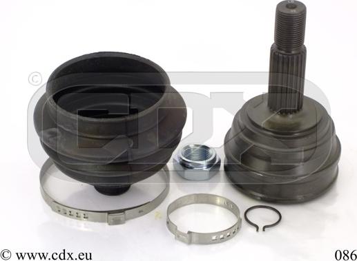 CDX 086 - Jeu de joints, arbre de transmission droxauto.com