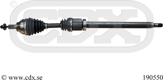 CDX 190550 - Arbre de transmission droxauto.com