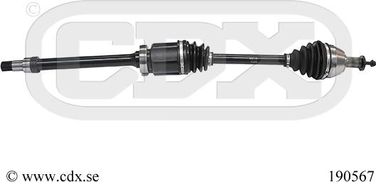 CDX 190567 - Arbre de transmission droxauto.com