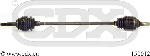 CDX 150012 - Arbre de transmission droxauto.com