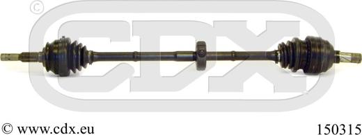 CDX 150315 - Arbre de transmission droxauto.com