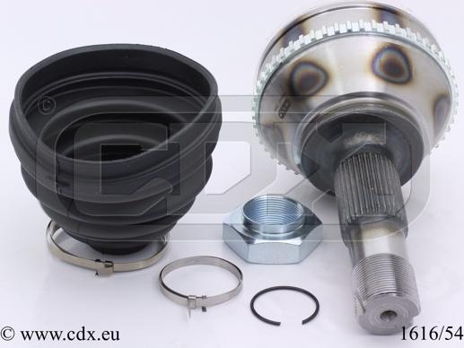 CDX 1616/54 - Jeu de joints, arbre de transmission droxauto.com