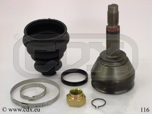 CDX 116 - Jeu de joints, arbre de transmission droxauto.com