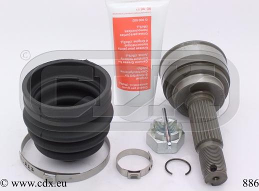 CDX 886 - Jeu de joints, arbre de transmission droxauto.com