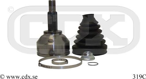 CDX 319C - Jeu de joints, arbre de transmission droxauto.com