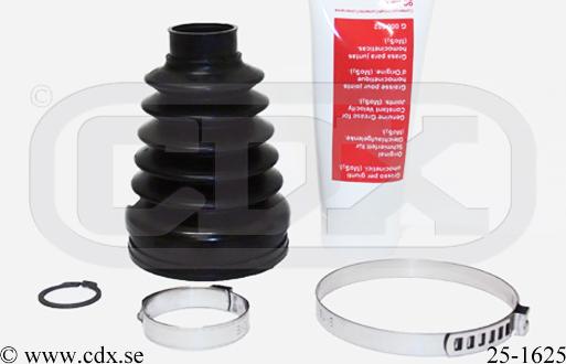 CDX 25-1625 - Joint-soufflet, arbre de commande droxauto.com