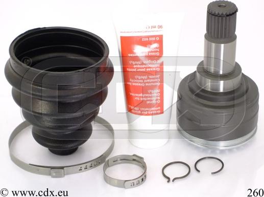 CDX 260 - Jeu de joints, arbre de transmission droxauto.com