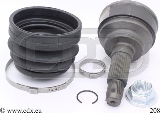 CDX 208 - Jeu de joints, arbre de transmission droxauto.com