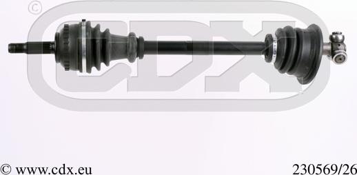 CDX 230569/26 - Arbre de transmission droxauto.com