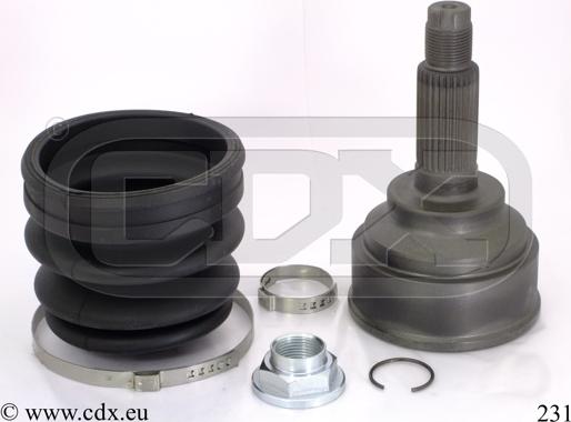 CDX 231 - Jeu de joints, arbre de transmission droxauto.com