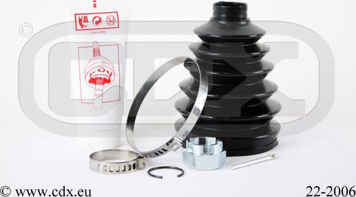 CDX 22-2006 - Joint-soufflet, arbre de commande droxauto.com