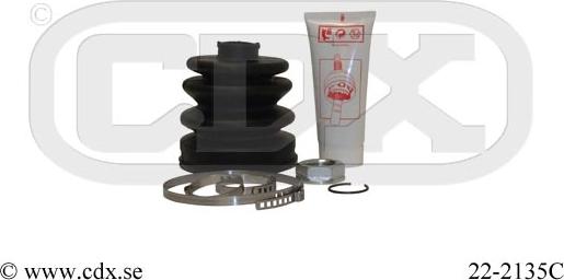 CDX 22-2135C - Joint-soufflet, arbre de commande droxauto.com