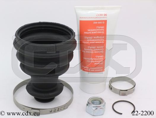 CDX 22-2200 - Joint-soufflet, arbre de commande droxauto.com
