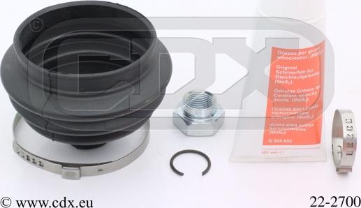 CDX 22-2700 - Joint-soufflet, arbre de commande droxauto.com
