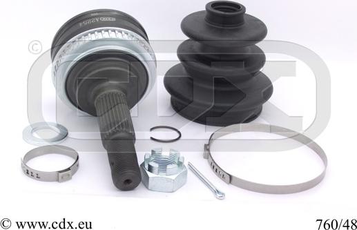 CDX 760/48 - Jeu de joints, arbre de transmission droxauto.com