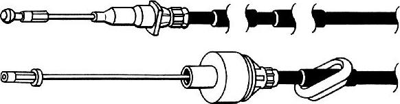CEF FO01151 - Tirette à câble, commande d'embrayage droxauto.com