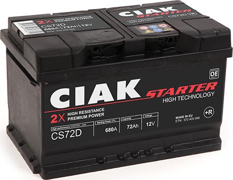 CIAKStarter CS72D - Batterie de démarrage droxauto.com