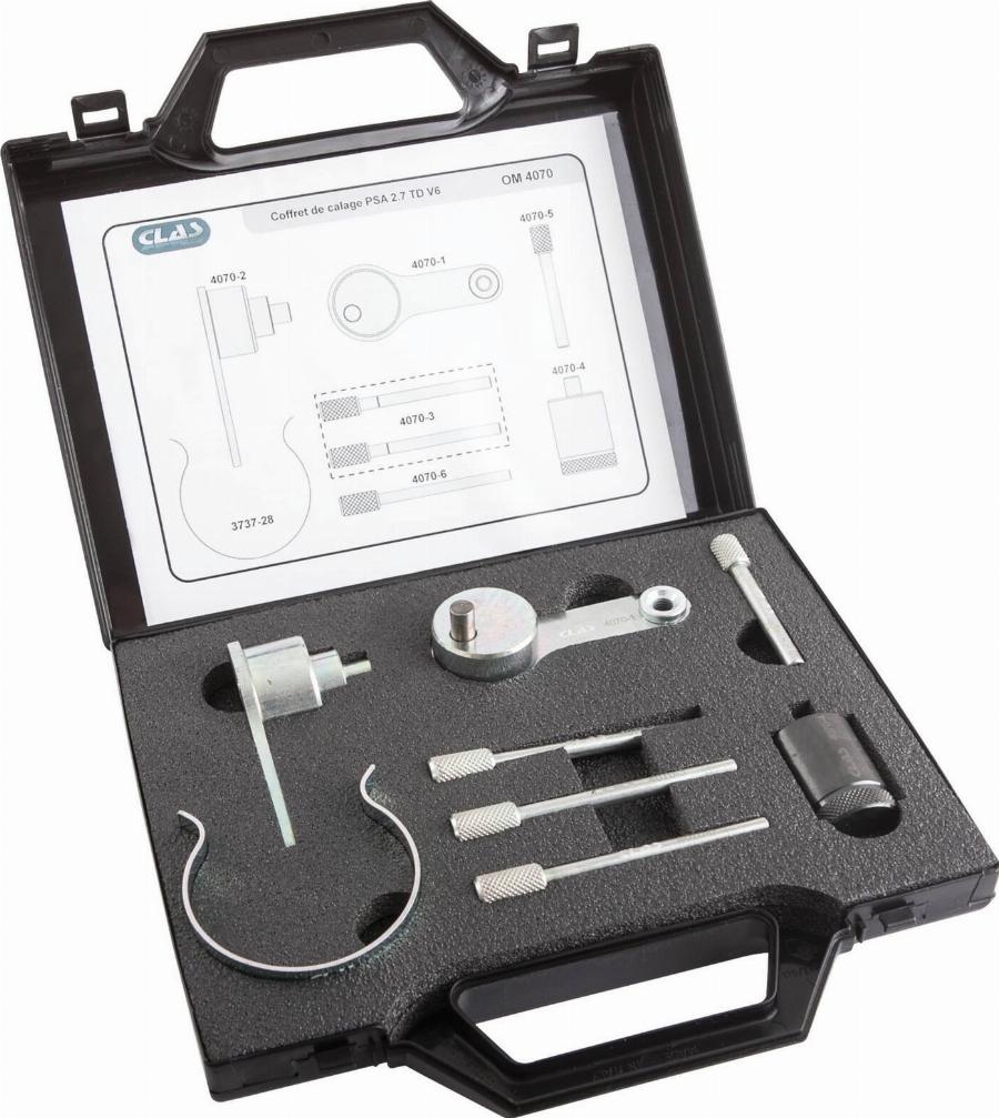 CLAS OM 4070 - Kit d'outils de réglage, épure de distribution droxauto.com