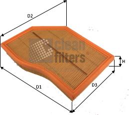 Clean Filters MA3493 - Filtre à air droxauto.com