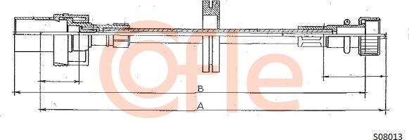 Cofle 92.S08013 - Câble flexible de commande de compteur droxauto.com