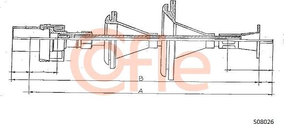 Cofle 6151480 - Câble flexible de commande de compteur droxauto.com