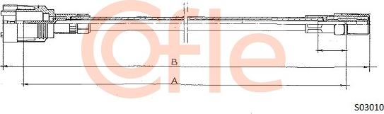 Cofle 92.S03010 - Câble flexible de commande de compteur droxauto.com