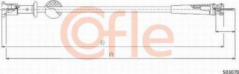 Cofle 92.S03070 - Câble flexible de commande de compteur droxauto.com