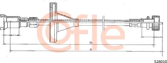 Cofle 92.S26010 - Câble flexible de commande de compteur droxauto.com