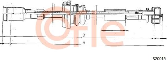 Cofle 92.S20015 - Câble flexible de commande de compteur droxauto.com